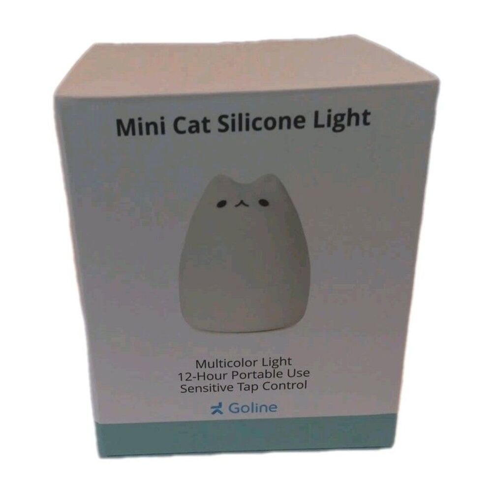 Light Mini Night Light. Silicone Multiple Color